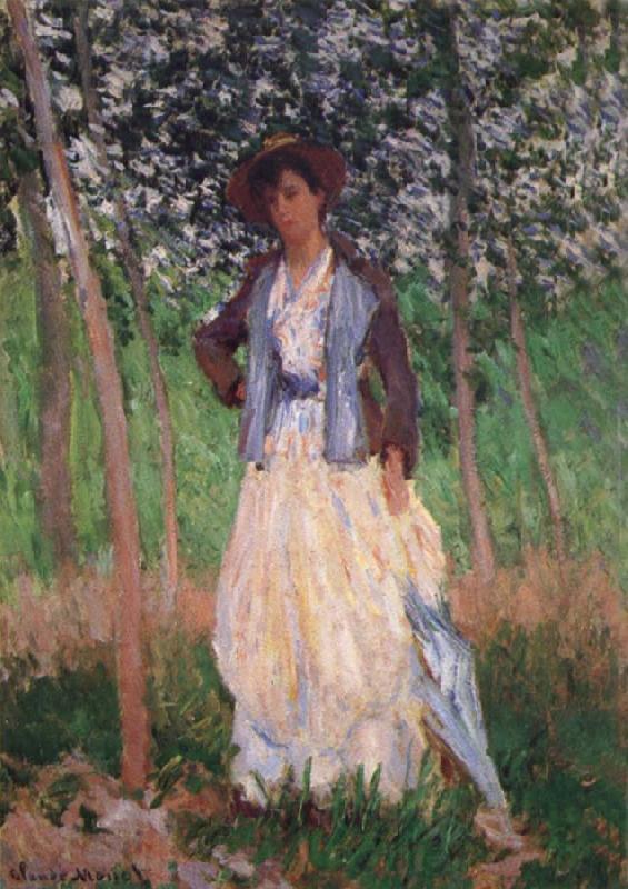 Claude Monet Taking a Walk